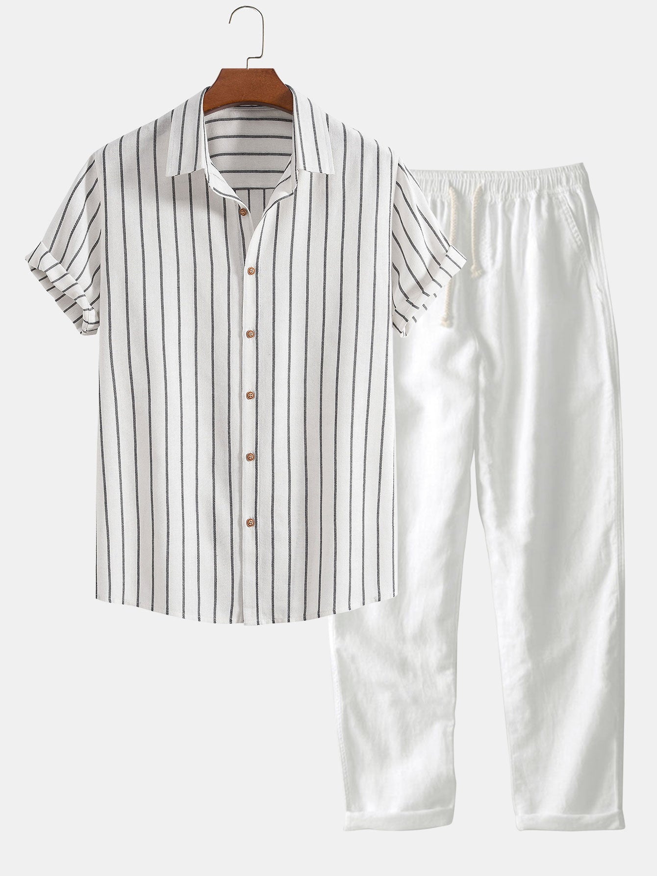 Adrián - Conjunto Casual Premium Rayas Urban