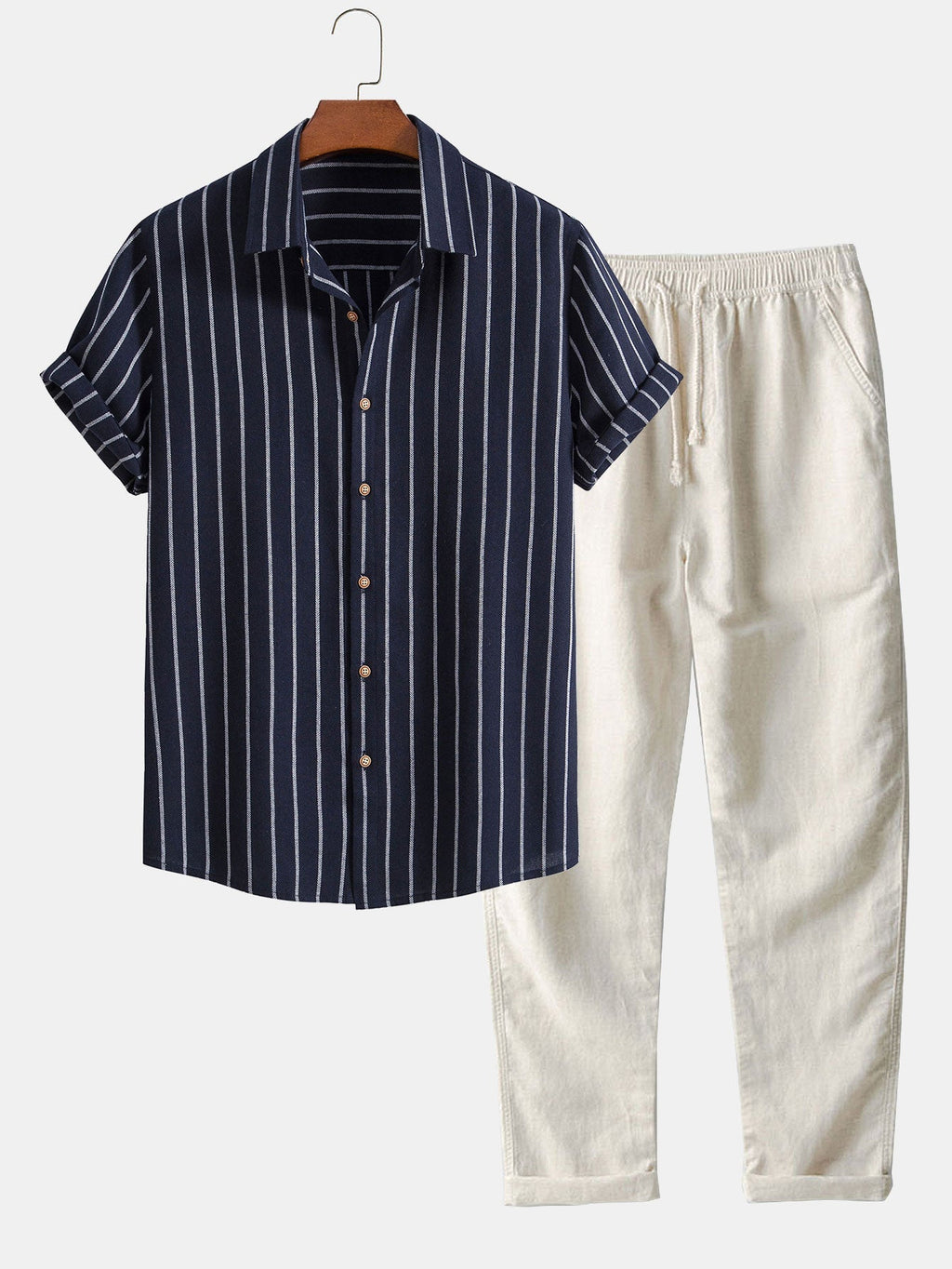 Adrián - Conjunto Casual Premium Rayas Urban