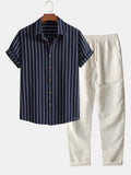 Adrián - Conjunto Casual Premium Rayas Urban