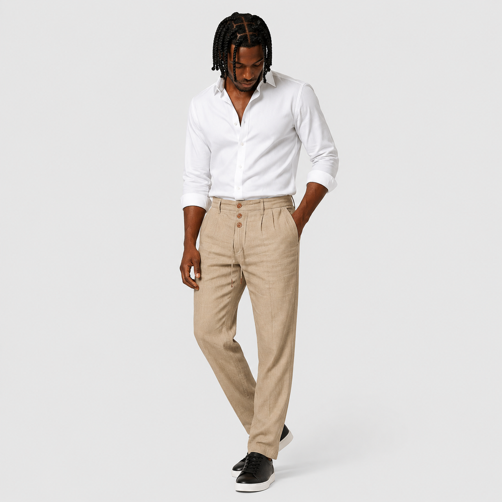 Francisco - Pantalones informales de lino