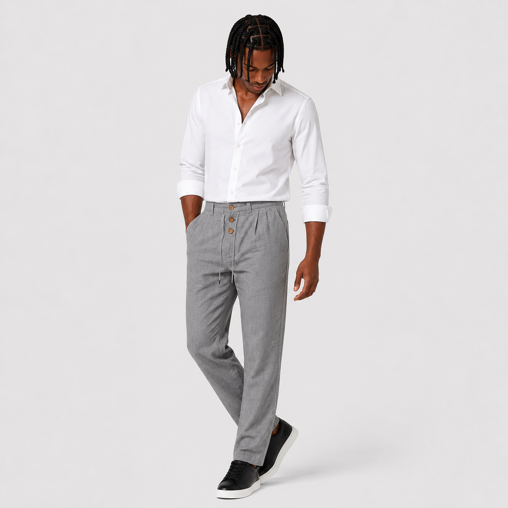 Francisco - Pantalones informales de lino