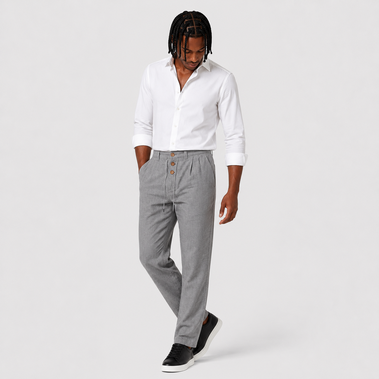 Francisco - Pantalones informales de lino