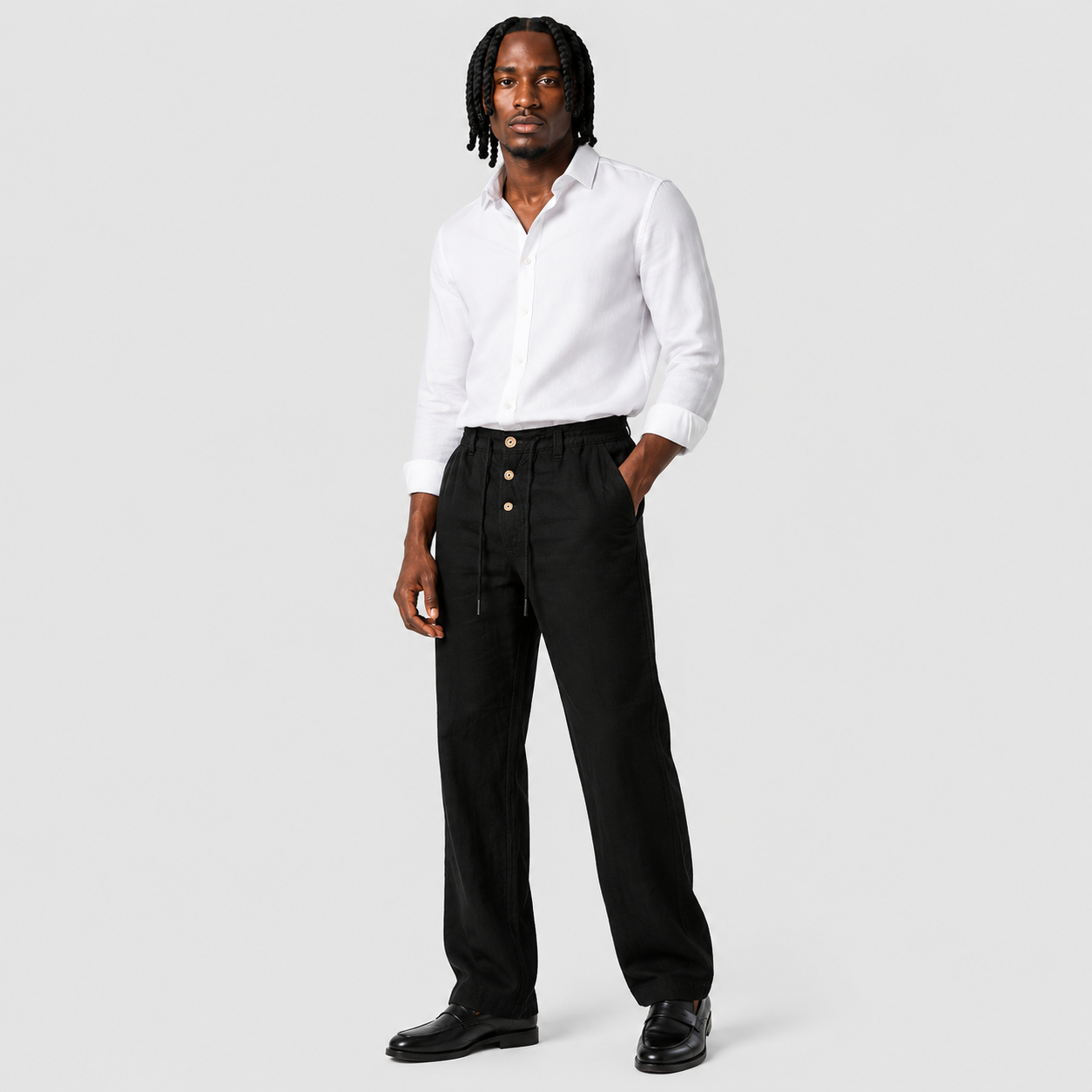 Francisco - Pantalones informales de lino