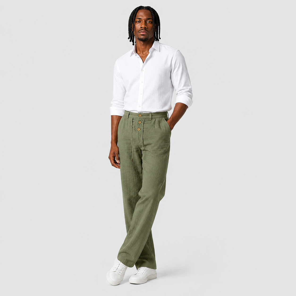 Francisco - Pantalones informales de lino