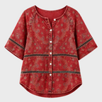 Marina - Blusa étnica vintage