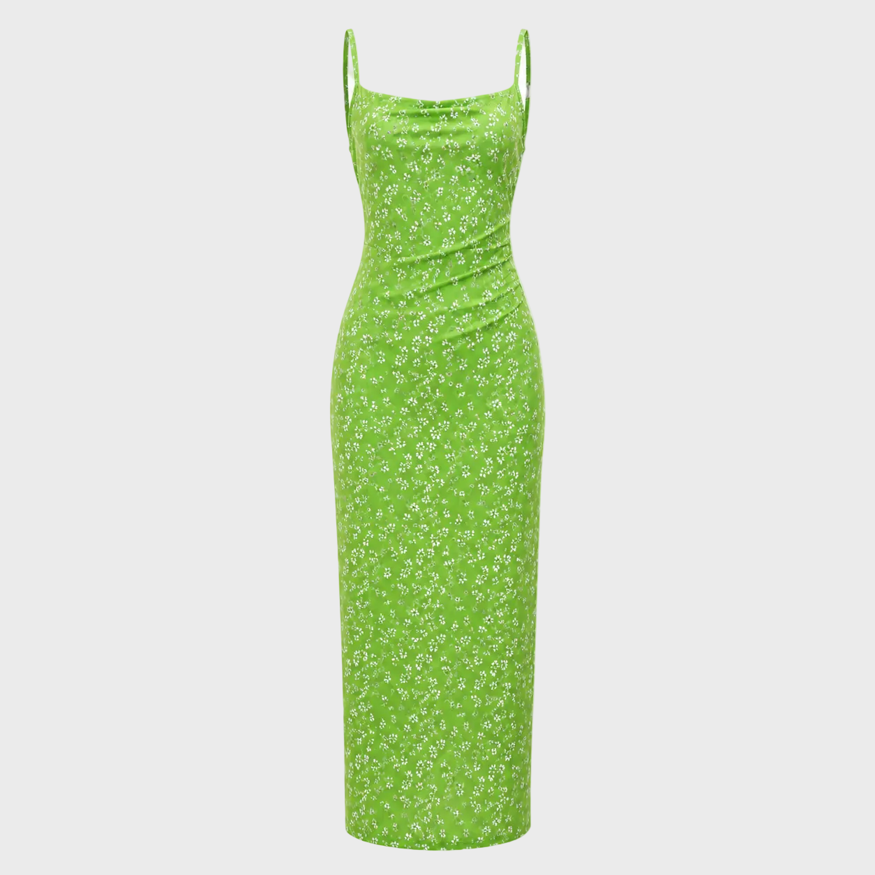 Nora - Vestido largo de satén con espalda descubierta