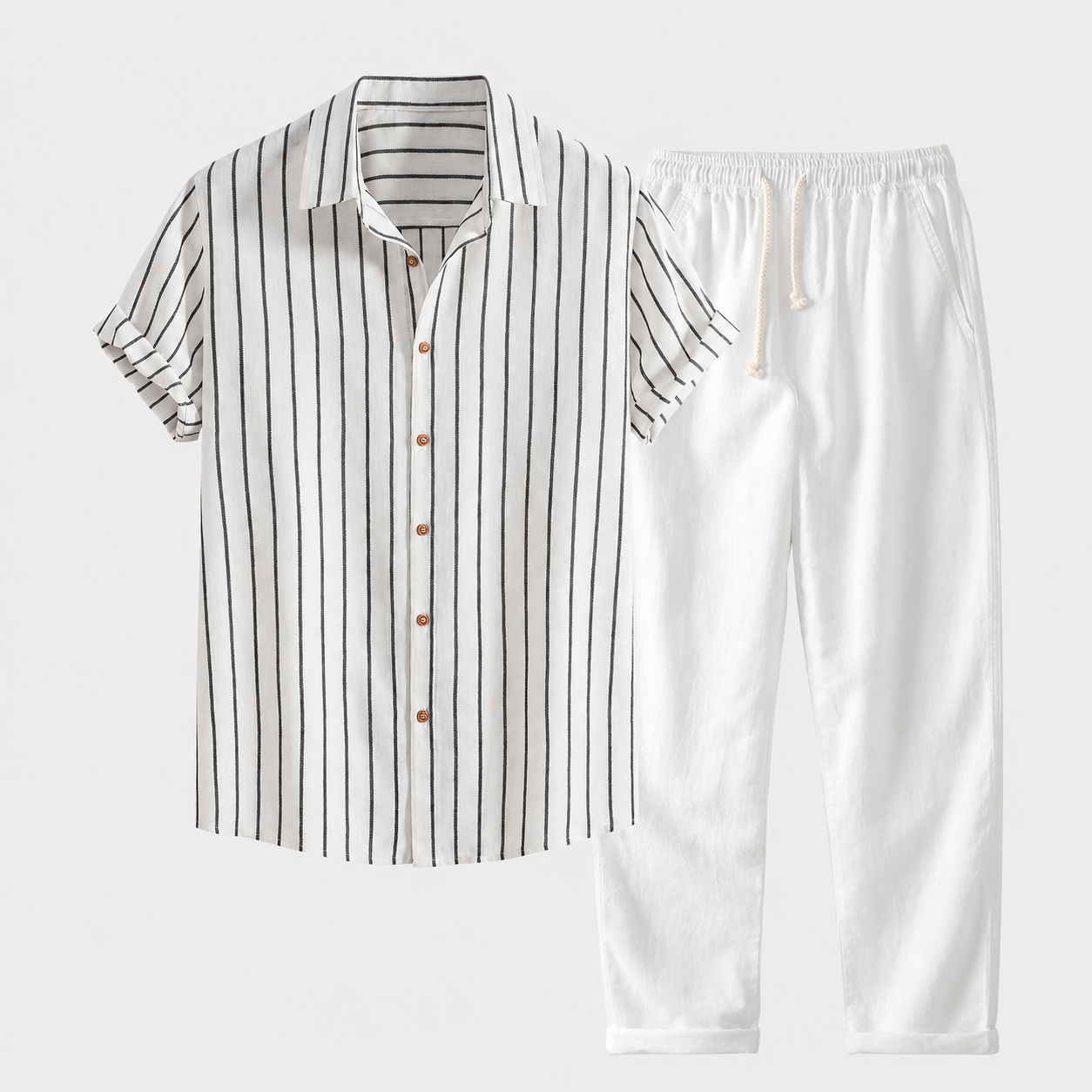 Adrián - Conjunto Casual Premium Rayas Urban