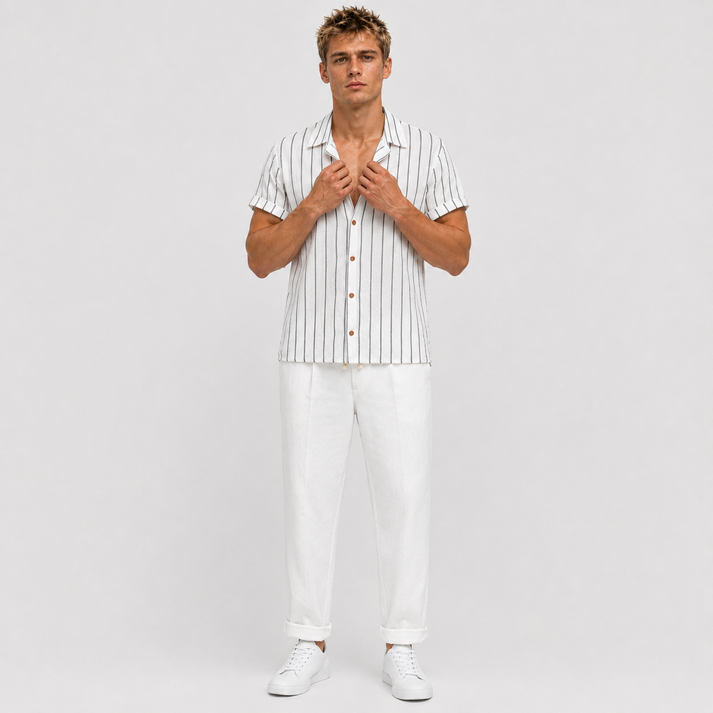 Adrián - Conjunto Casual Premium Rayas Urban