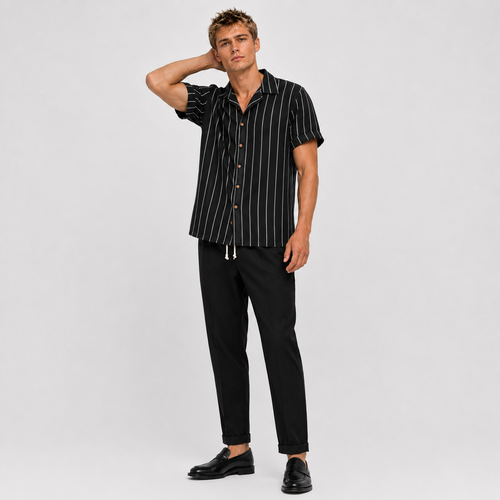 Adrián - Conjunto Casual Premium Rayas Urban