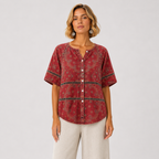 Marina - Blusa étnica vintage