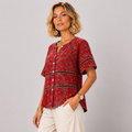 Marina - Blusa étnica vintage