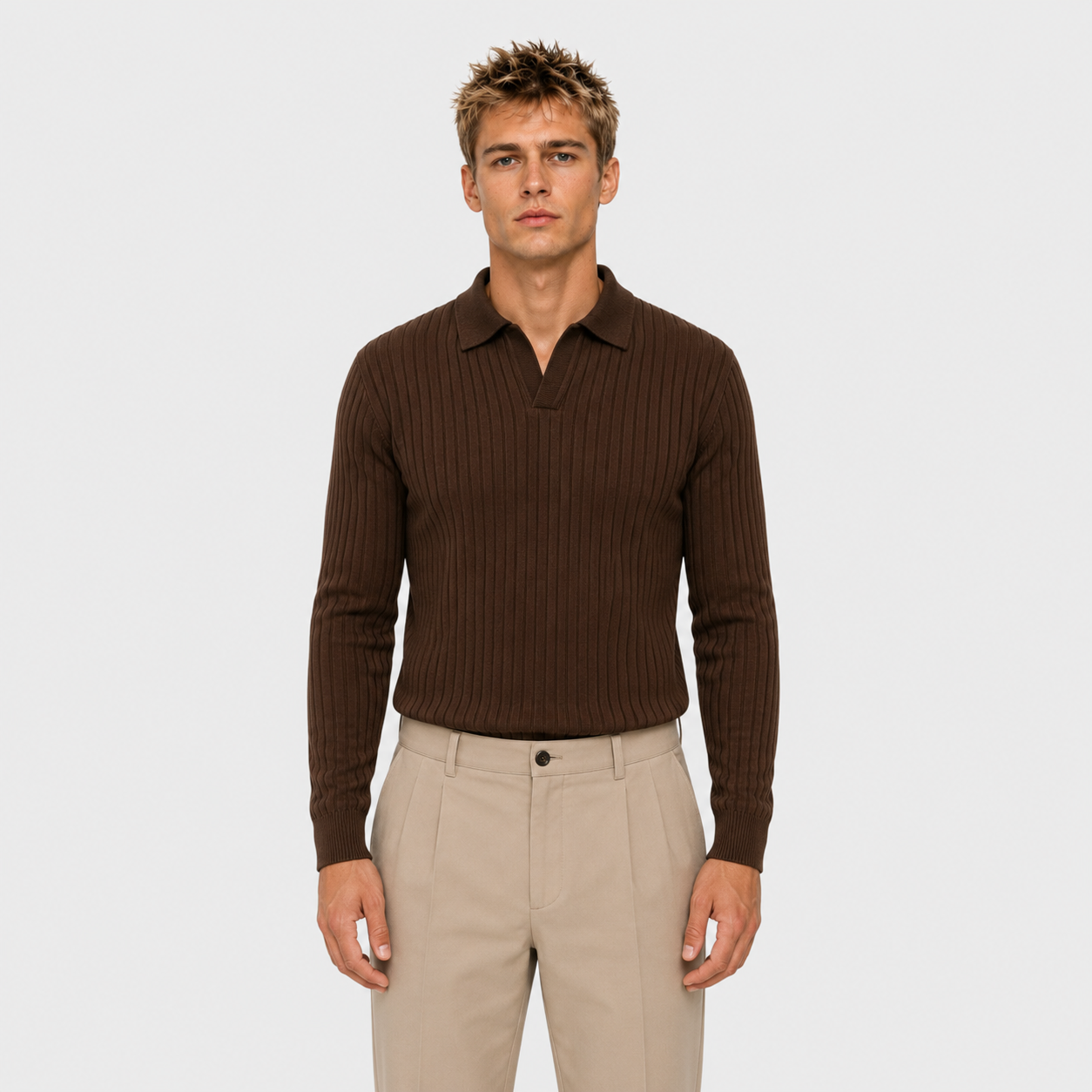 Benjamín - Polo con cuello abierto