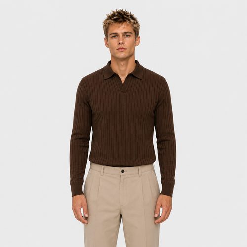 Benjamín - Polo con cuello abierto