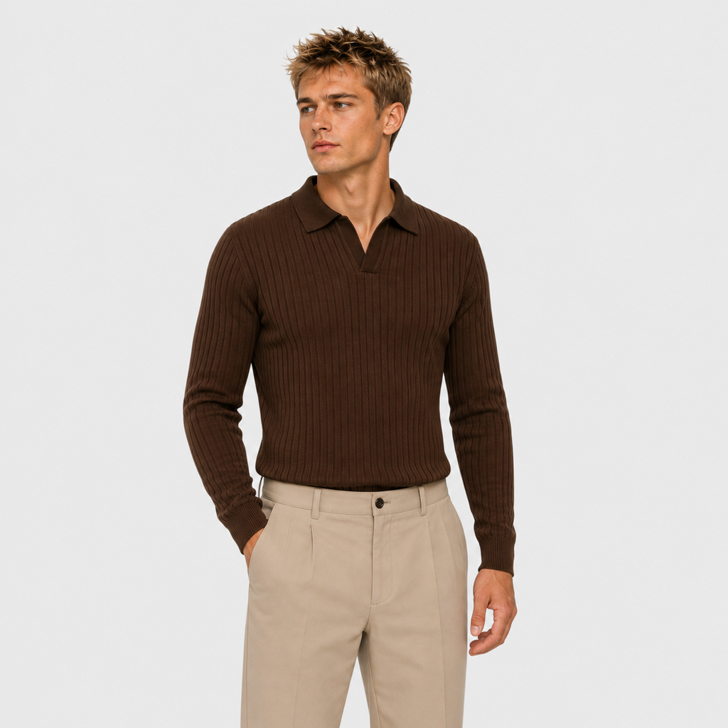 Benjamín - Polo con cuello abierto