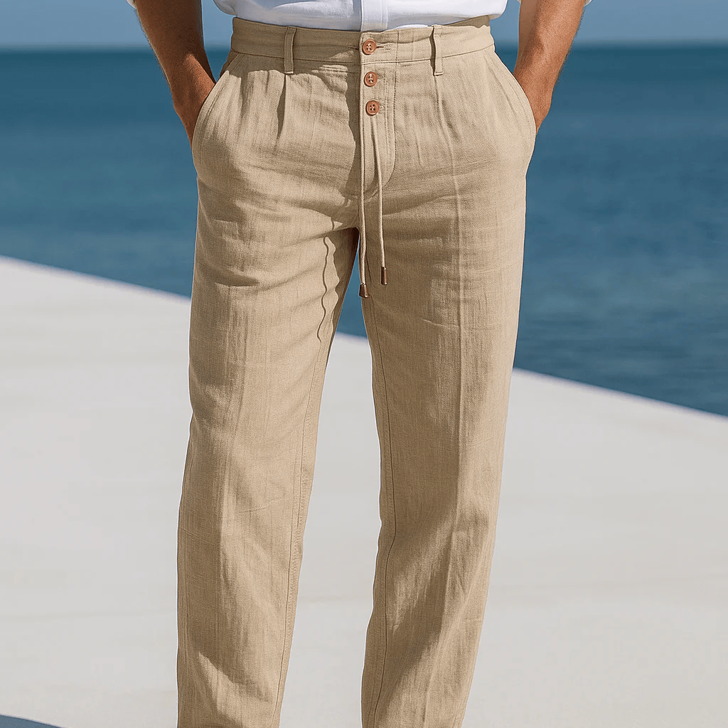 Francisco - Pantalones informales de lino