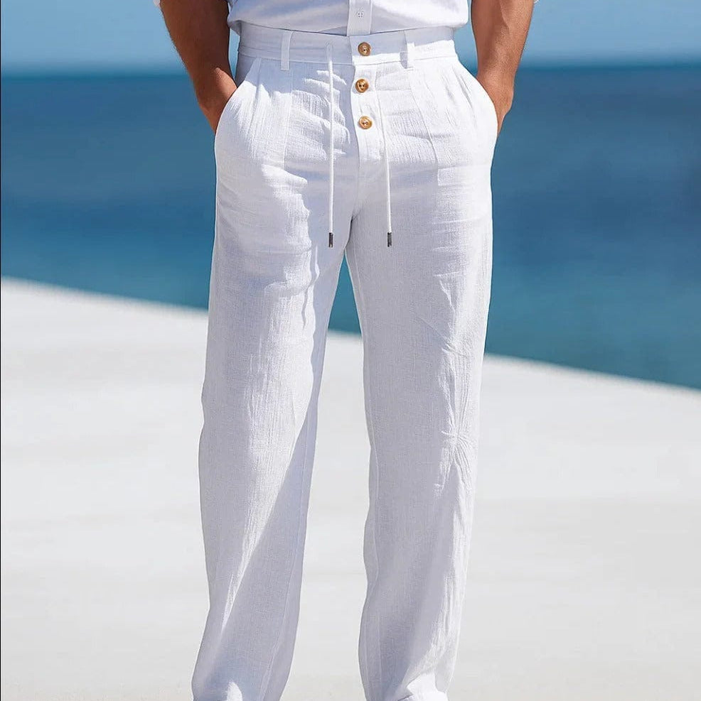 Francisco - Pantalones informales de lino